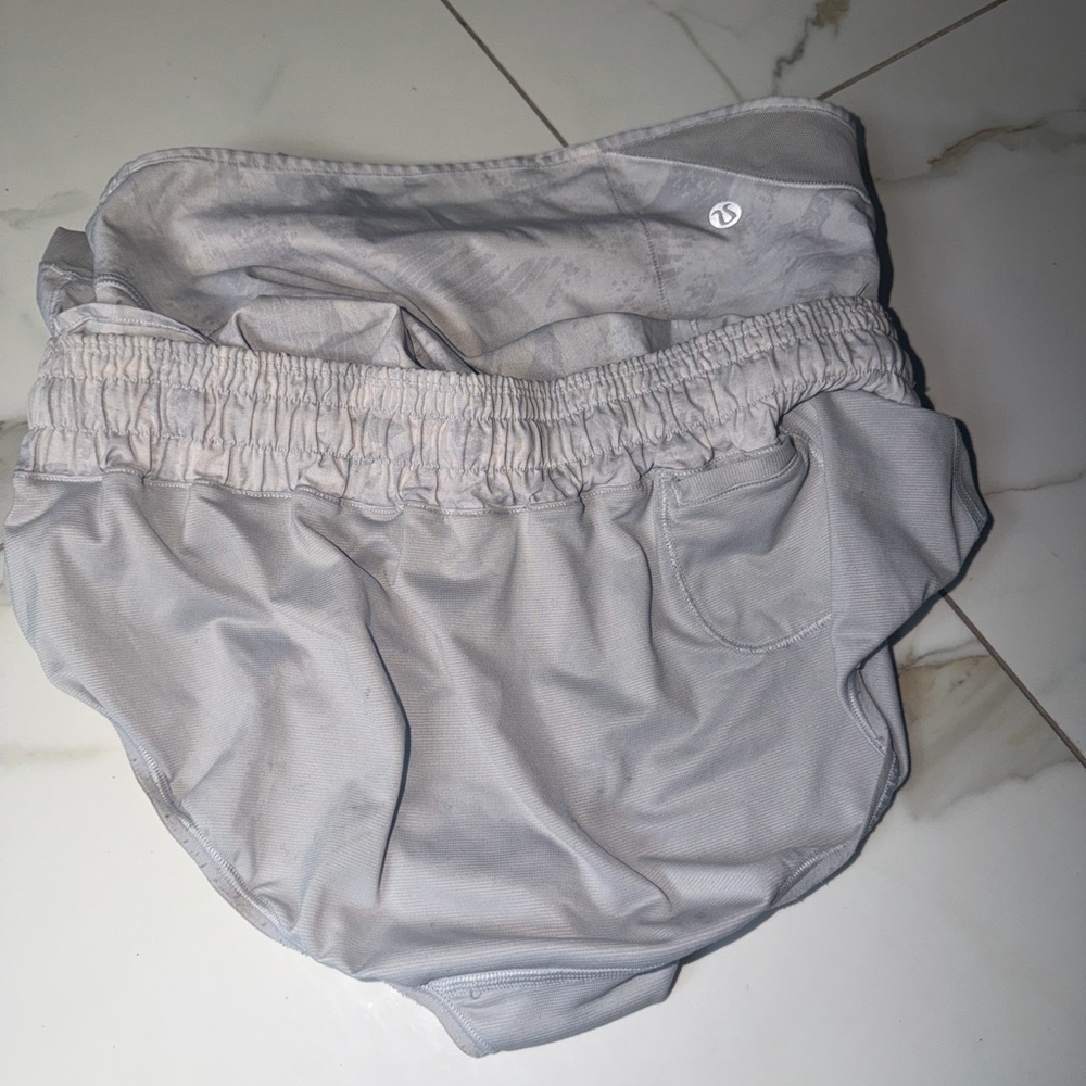 lululemon athletica White Women's Running Shorts - Picture 7 of 9
